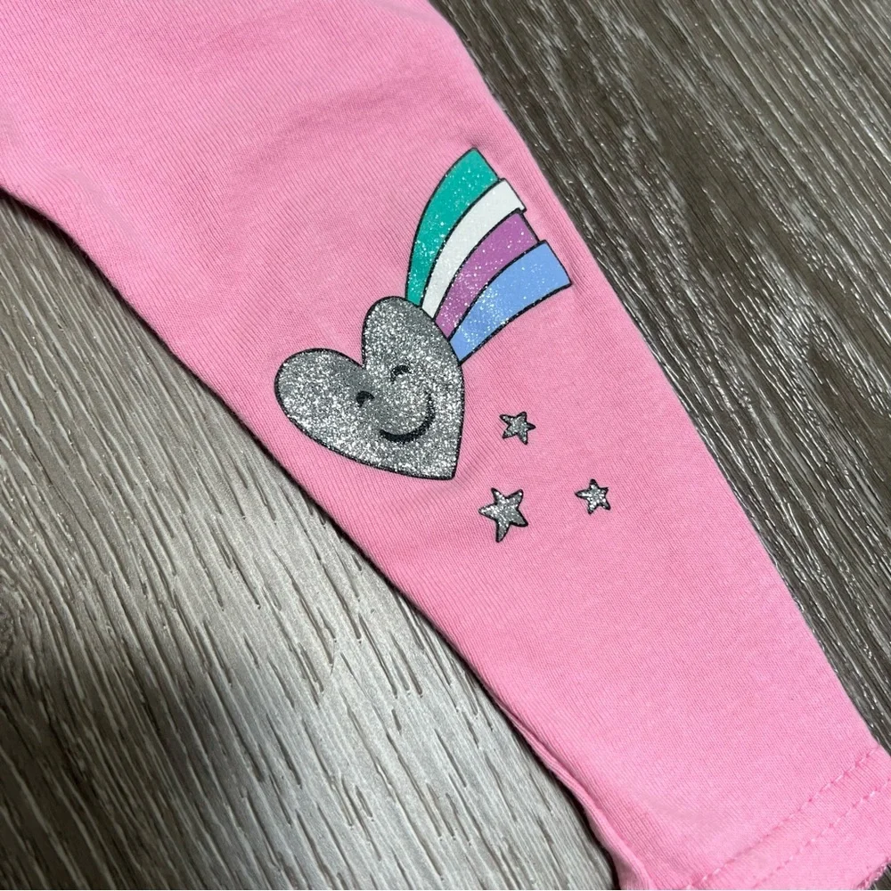 CARTERS 2PC SHORT SLEEVE SHIRT PANTS PAJAMA SET UNICORN PINK 12MO